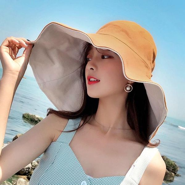 wide brim hats women sun hat large oversized bucket for female double sided beach uv protection travel caps, Blue;gray
wide brim hats women sun hat large oversized bucket for female double sided beach uv protection travel caps, Blue;gray