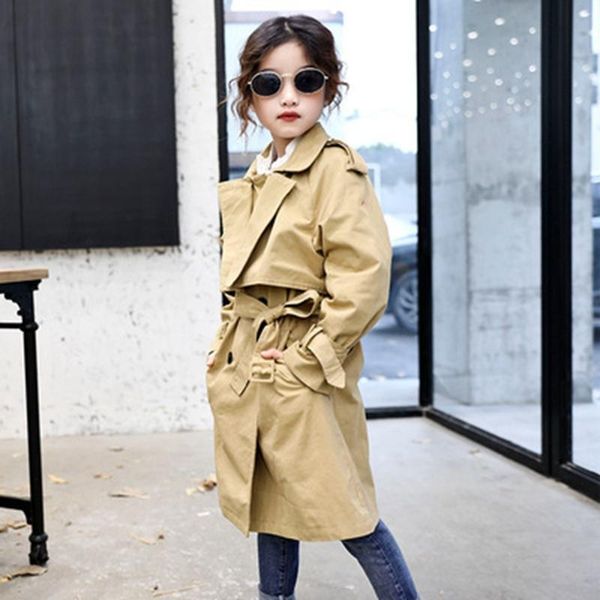 coat baby girls trench coats double breasted jacket for clothing solid kids windbreaker 2021 spring autumn teens outerwear, Blue;gray
coat baby girls trench coats double breasted jacket for clothing solid kids windbreaker 2021 spring autumn teens outerwear, Blue;gray