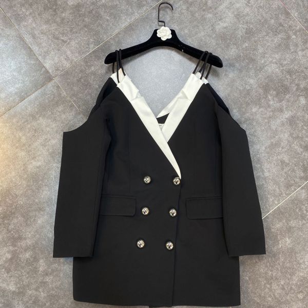 female dye suspend off the shoulder midi suit new jacket engraved neck long fashion sleeve spring summer 2021 9t3v, White;black
female dye suspend off the shoulder midi suit new jacket engraved neck long fashion sleeve spring summer 2021 9t3v, White;black