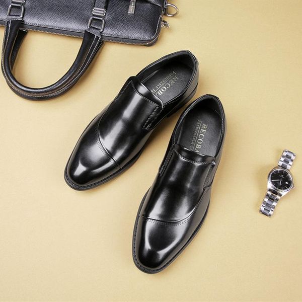 dress shoes oimgjapanese style business casual one-step leather men's gentleman's formal office simple, Black
dress shoes oimgjapanese style business casual one-step leather men's gentleman's formal office simple, Black