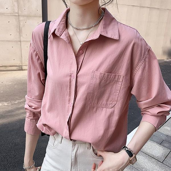 shirt female 2021 spring loose and versatile design sense niche simple student large long sleeve women's jackets, Black;brown
shirt female 2021 spring loose and versatile design sense niche simple student large long sleeve women's jackets, Black;brown