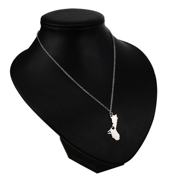 sellers in europe and the united states exploded jewelry guam map stainless steel pendant necklace, Silver
sellers in europe and the united states exploded jewelry guam map stainless steel pendant necklace, Silver