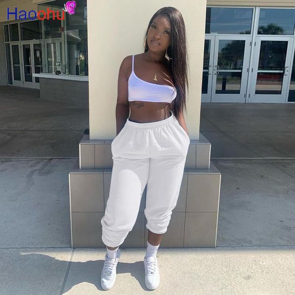 women's pants & capris haoohu sweatpants cargo women fashion clothes female casual high waist joggers trousers, Black;white
women's pants & capris haoohu sweatpants cargo women fashion clothes female casual high waist joggers trousers, Black;white