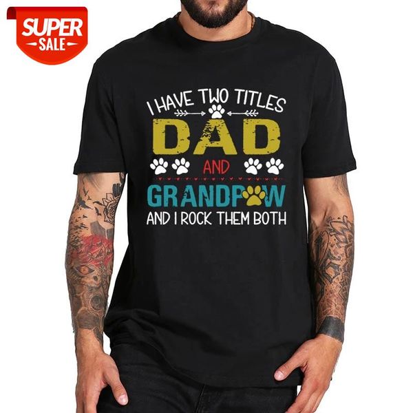 vintage father t shirts i have two titles dad and grandpaw men's classic crew neck t shirt dog lover tee #kg8k, White;black
vintage father t shirts i have two titles dad and grandpaw men's classic crew neck t shirt dog lover tee #kg8k, White;black