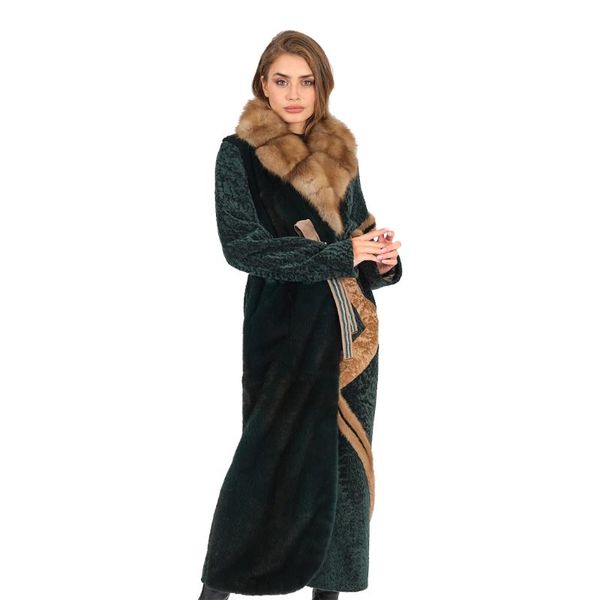 women's fur & faux modaqueen store women mink and accessory emerald green color lamb coat 2008-z - matterials, Black
women's fur & faux modaqueen store women mink and accessory emerald green color lamb coat 2008-z - matterials, Black