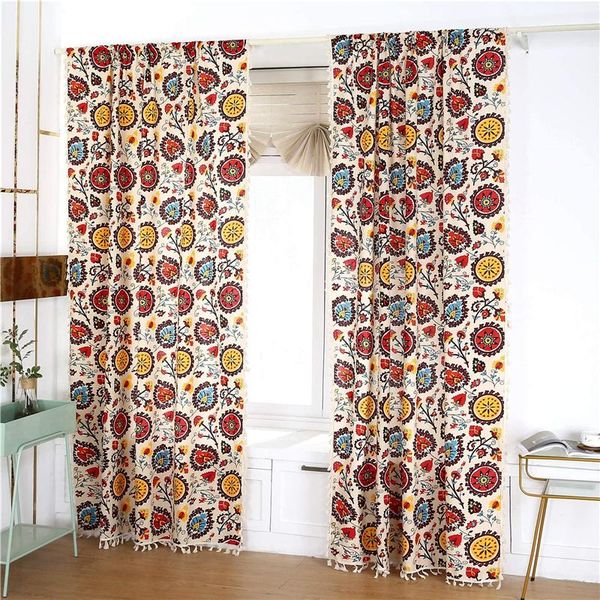 curtain & drapes linens boho style curtains for living room floral printed window treatmen bedroom home textile
curtain & drapes linens boho style curtains for living room floral printed window treatmen bedroom home textile