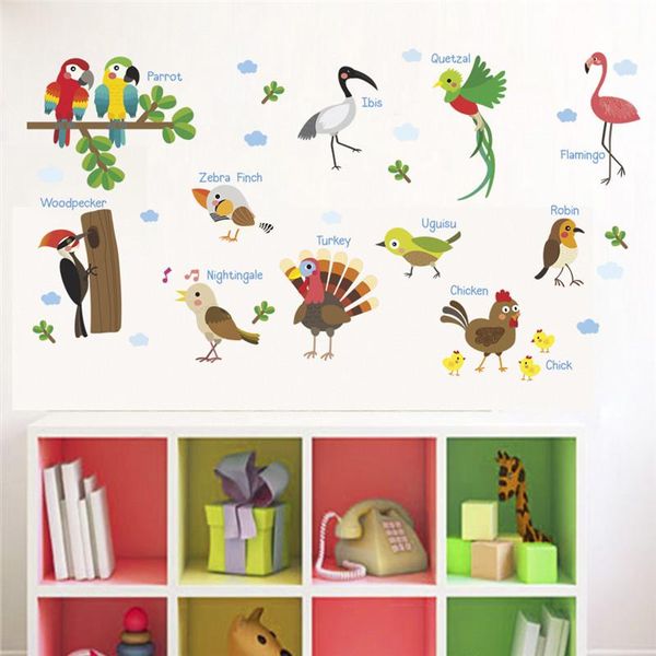 wall stickers a variety of safari birds home decoration kids room classroom mural art diy nursery wild animal decal
wall stickers a variety of safari birds home decoration kids room classroom mural art diy nursery wild animal decal