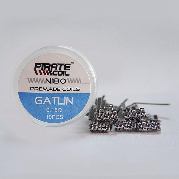 pirate coil pirate vape coil premade coils ni80 parallel clapton heating wire for steam electronic cigarette rda atomizer t
