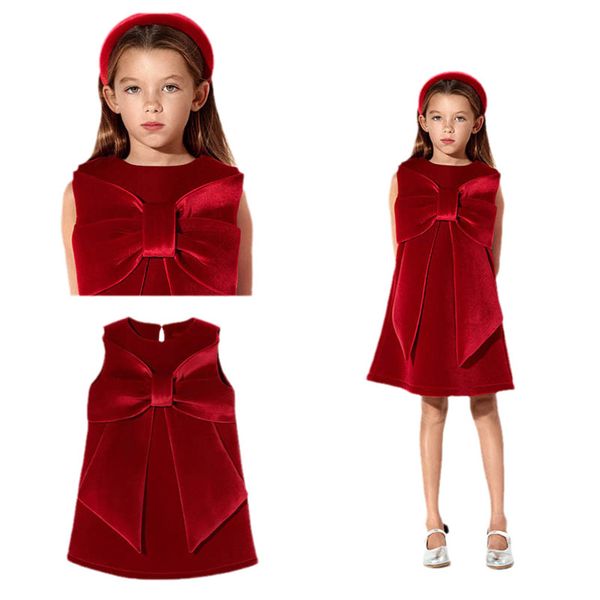 girls dresses baby dress christmas big bow vest kids clothes autumn winter birthday party b9015, Red;yellow
girls dresses baby dress christmas big bow vest kids clothes autumn winter birthday party b9015, Red;yellow
