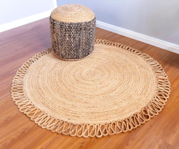 carpets rug 100% natural jute braided style reversible round modern carpet area rugs and for home living room
carpets rug 100% natural jute braided style reversible round modern carpet area rugs and for home living room