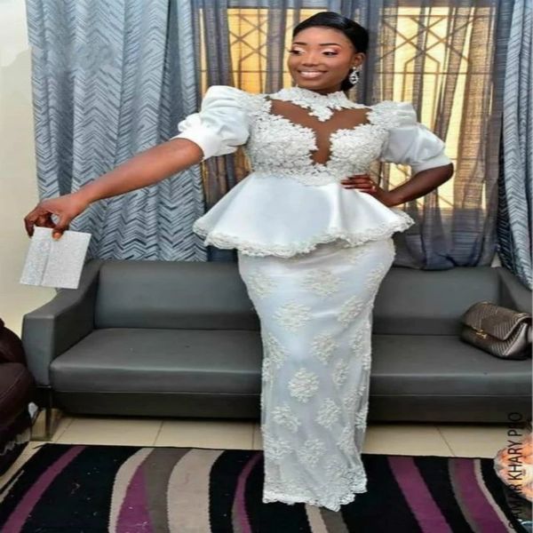vintage high neck african wedding dress mermaid with illusion sleeves lace ankle length beads sequins wedding bridal gowns new, White
vintage high neck african wedding dress mermaid with illusion sleeves lace ankle length beads sequins wedding bridal gowns new, White