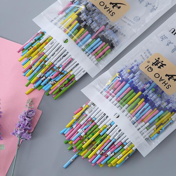 gel pens 50pcs/set office pen erasable refill rod magic washable handle 0.5mm blue black ink school writing stationery
gel pens 50pcs/set office pen erasable refill rod magic washable handle 0.5mm blue black ink school writing stationery