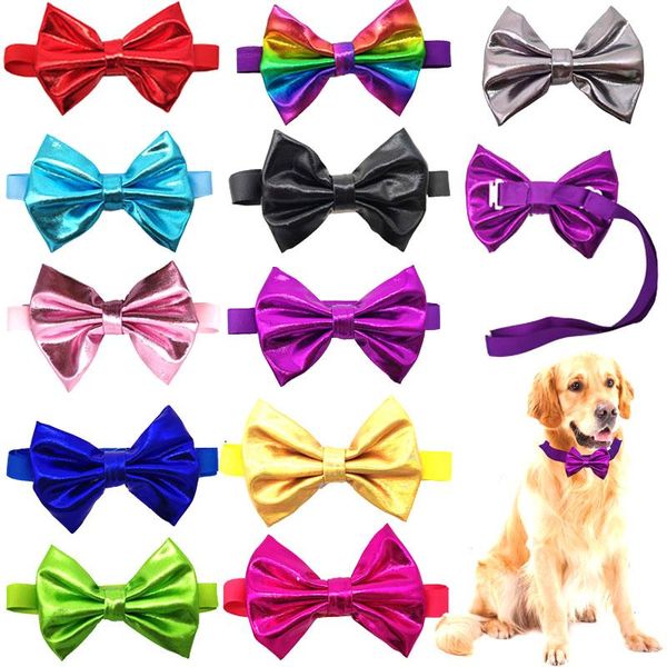 dog apparel 1 pcs pet bow tie colorful shining collar adjustable strap cloth necktie for large grooming accessories
dog apparel 1 pcs pet bow tie colorful shining collar adjustable strap cloth necktie for large grooming accessories