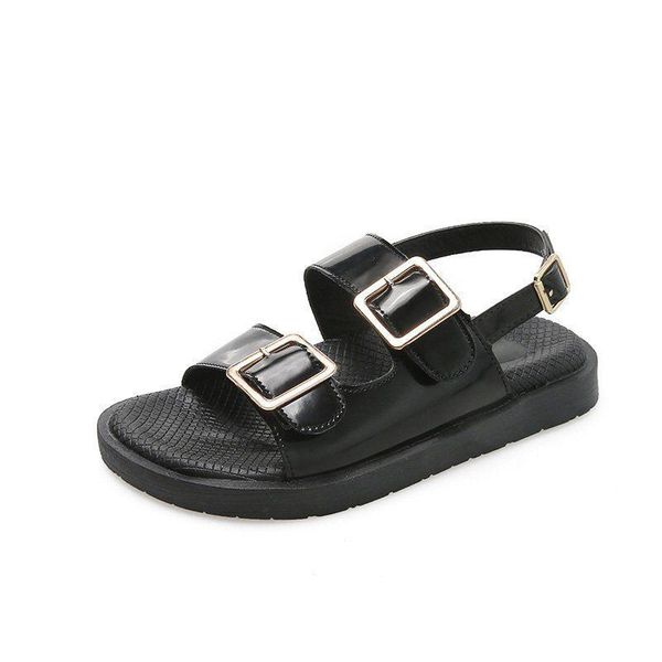 sandals 2021 women genuine cow leather metal detailed ankle buckle strap summer beach ladies low heel shoes handmade, Black
sandals 2021 women genuine cow leather metal detailed ankle buckle strap summer beach ladies low heel shoes handmade, Black