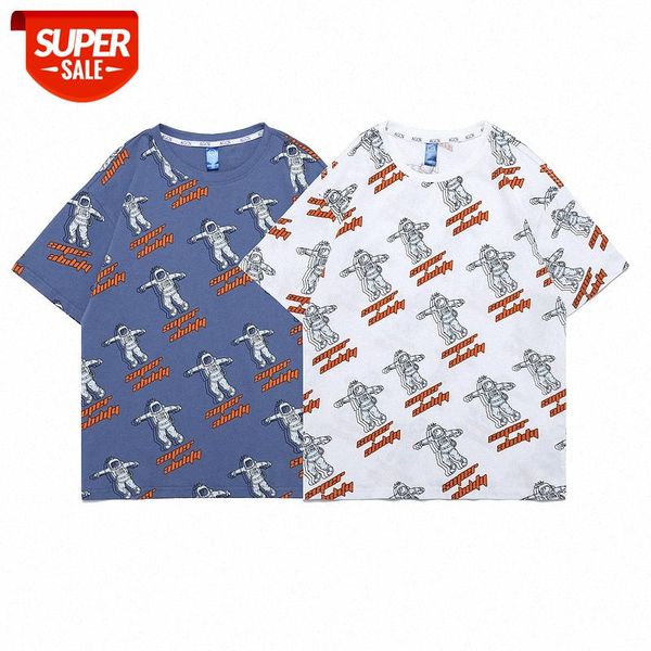 fun full-print short-sleeved astronaut print t-shirt couple all-match shirt men #et3t, White;black
fun full-print short-sleeved astronaut print t-shirt couple all-match shirt men #et3t, White;black