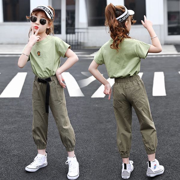 2021 new children cargo pants sleeves short tshirt solid girl suits sweater clothes for adolescent casual spring suit 29kh, White
2021 new children cargo pants sleeves short tshirt solid girl suits sweater clothes for adolescent casual spring suit 29kh, White