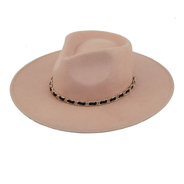2021 new metal chain fedoras for women wedding party church 100% wool autumn winter jazz hats wide brim soft fedora hat bpep, Blue;gray
2021 new metal chain fedoras for women wedding party church 100% wool autumn winter jazz hats wide brim soft fedora hat bpep, Blue;gray