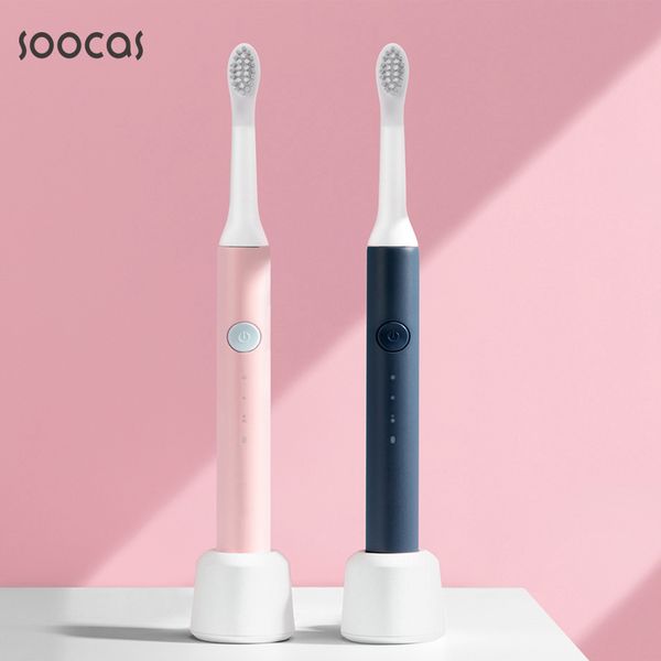 

soocas pinjing ex3 sonic electric toothbrush usb rechargeable timer tooth brush automatic deep clean waterproof replacement head