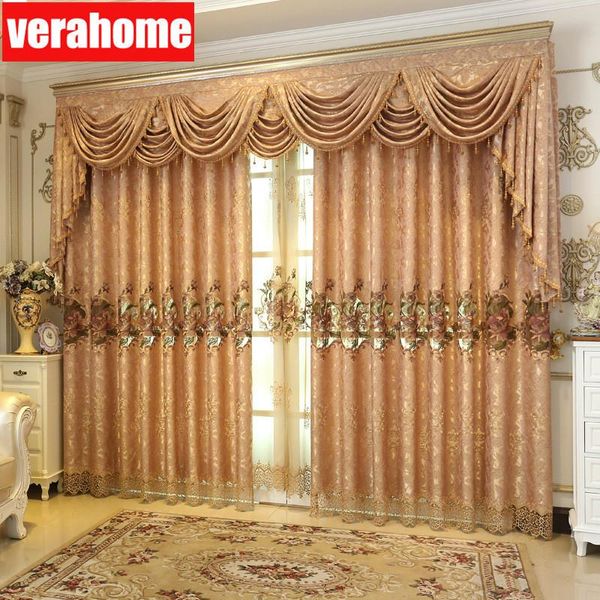 1set europe hollow jacquard luxury chenille burnt cloth curtains sheer tulle for bedroom living room windows pelmet valance
1set europe hollow jacquard luxury chenille burnt cloth curtains sheer tulle for bedroom living room windows pelmet valance