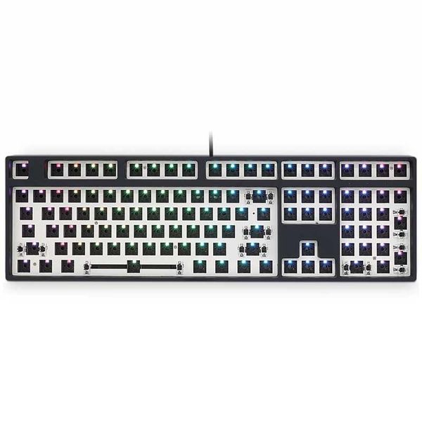 keyboards gk108 gk108s dual mode swappable 100% custom mechanical keyboard kit support rgb switch led type c software balck white case
keyboards gk108 gk108s dual mode swappable 100% custom mechanical keyboard kit support rgb switch led type c software balck white case