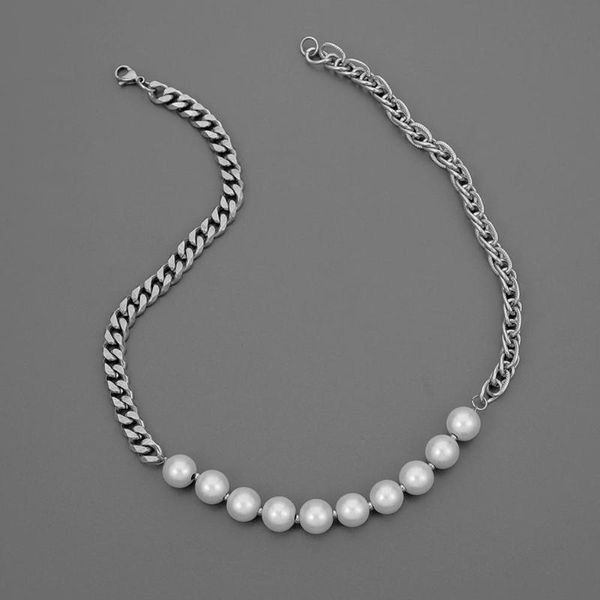 chains smooth fashionable punk style classic choker necklace durable men for taking pos, Silver
chains smooth fashionable punk style classic choker necklace durable men for taking pos, Silver