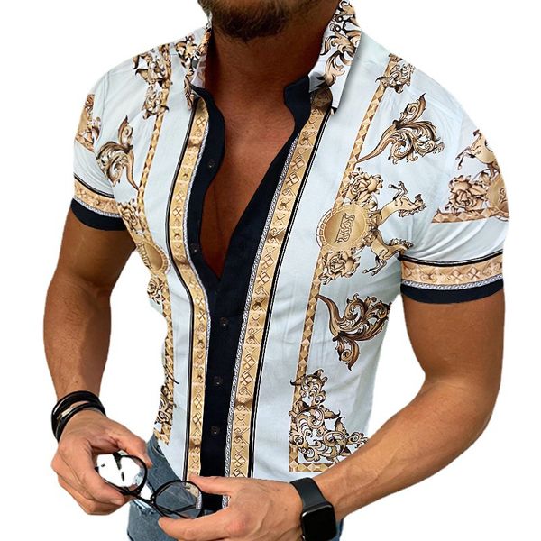 mens short sleeve button casual shirt fashion shirts for men small medium large plus size 2xl 3xl printing clothing blouse, White;black
mens short sleeve button casual shirt fashion shirts for men small medium large plus size 2xl 3xl printing clothing blouse, White;black