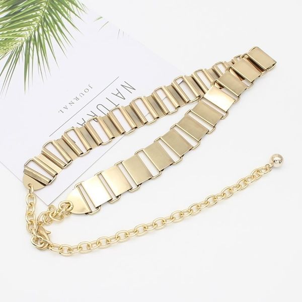 factory outlet brand belts women's dress decorative metal waist chain fashion versatile gold belt, Black;brown
factory outlet brand belts women's dress decorative metal waist chain fashion versatile gold belt, Black;brown