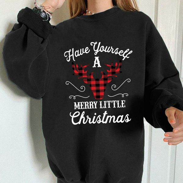 women's hoodies & sweatshirts oversize sweatshirt christmas cute printed loose round neck pullover long sleeve sudaderas para mujer, Black
women's hoodies & sweatshirts oversize sweatshirt christmas cute printed loose round neck pullover long sleeve sudaderas para mujer, Black