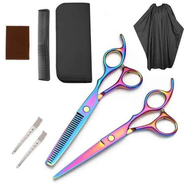 hair scissors 6 inch professional set thinning barber cutting hairdressing stainless steel multi-color salon shears
hair scissors 6 inch professional set thinning barber cutting hairdressing stainless steel multi-color salon shears