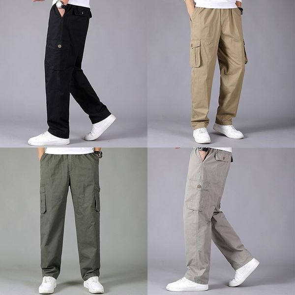 men's pants fashion cargo trousers for men clothing sports casual military style, Black
men's pants fashion cargo trousers for men clothing sports casual military style, Black