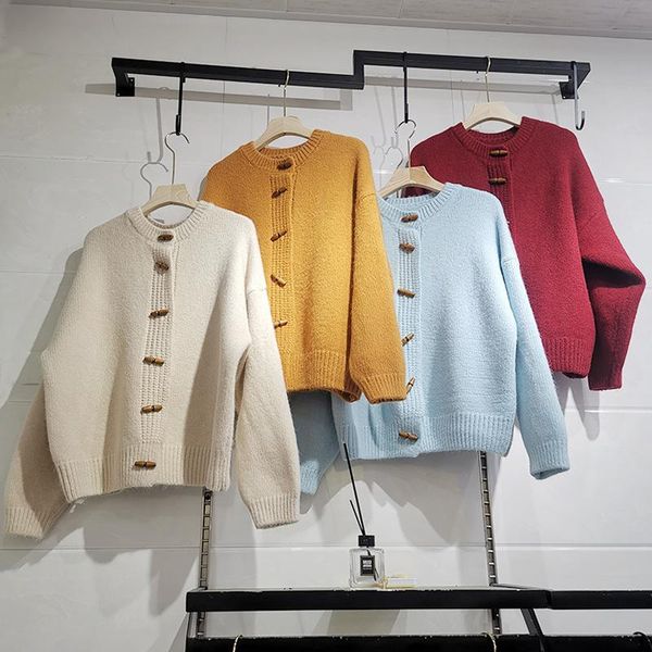 women's knits & tees vintage oversized knit cardigans for women fall winter 2021 long sleeve button up harajuku sweater beige black bur, White
women's knits & tees vintage oversized knit cardigans for women fall winter 2021 long sleeve button up harajuku sweater beige black bur, White