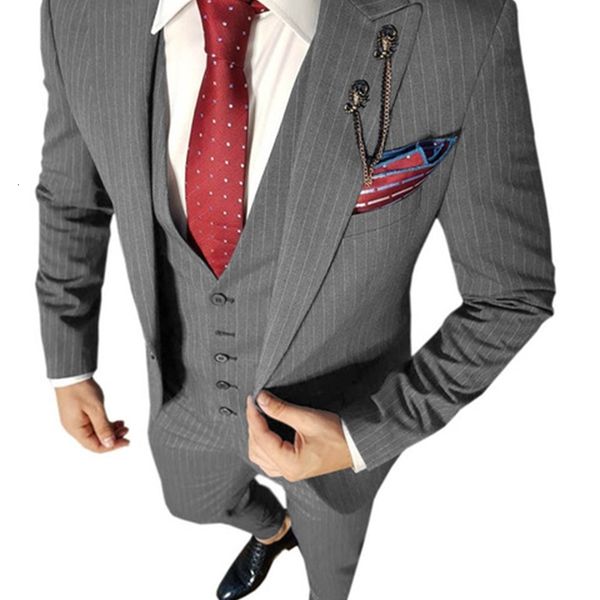 men's suits & blazers 6-color striped male suit three fine-fitting black bridegroom tuxedos wedding suits for men (blazer + vest pants), White;black
men's suits & blazers 6-color striped male suit three fine-fitting black bridegroom tuxedos wedding suits for men (blazer + vest pants), White;black