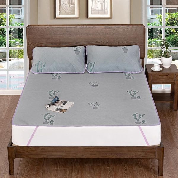 sheets & sets 1pcs bed sheet ice silk summer type full cover flat elastic printed pink color single twin size 
sheets & sets 1pcs bed sheet ice silk summer type full cover flat elastic printed pink color single twin size