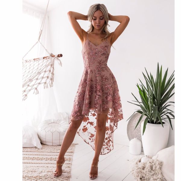 irregular floral embroidery dress women sleeveless pink lace dress summer bohemian beach dress spaghetti strap vestidos, White
irregular floral embroidery dress women sleeveless pink lace dress summer bohemian beach dress spaghetti strap vestidos, White