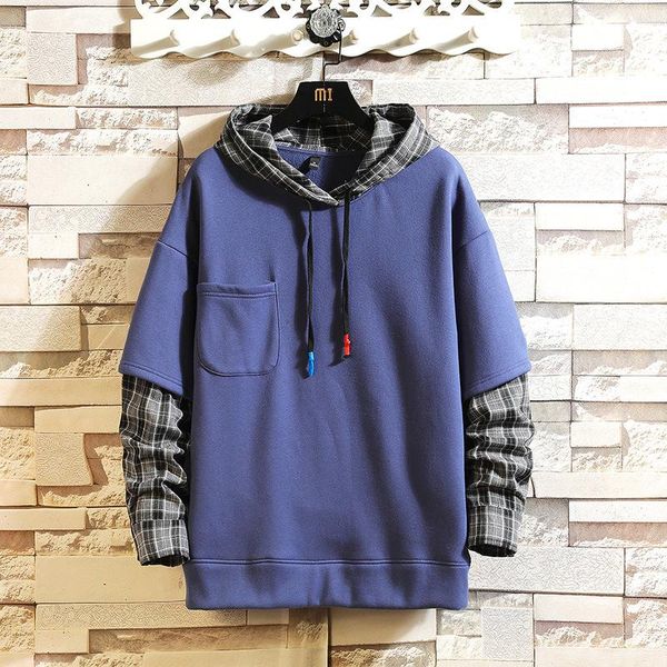 men's hoodies & sweatshirts men spring autumn fashion casual sweatshirt england style plaid loose fit streetwear chic plus size clothin, Black
men's hoodies & sweatshirts men spring autumn fashion casual sweatshirt england style plaid loose fit streetwear chic plus size clothin, Black