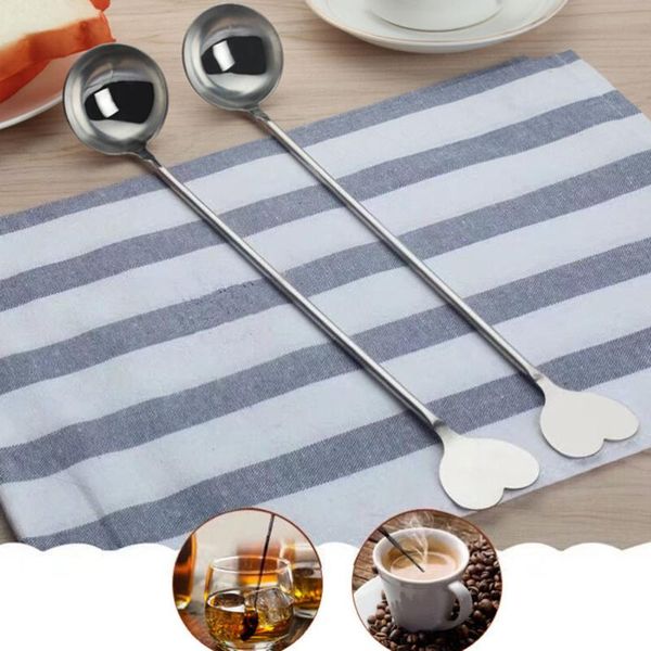 spoons 2pcs stainless steel heart shape honey spoon long handle syrup dippers round head stirrer for cocktail iced coffee
spoons 2pcs stainless steel heart shape honey spoon long handle syrup dippers round head stirrer for cocktail iced coffee