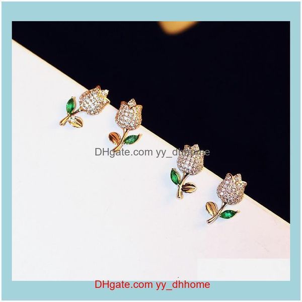 jewelry brand inlaid zircon flower small stud for women trend rose gold leaf luxury fashion girls earrings jewelry drop delivery 2021 t, Golden;silver
jewelry brand inlaid zircon flower small stud for women trend rose gold leaf luxury fashion girls earrings jewelry drop delivery 2021 t, Golden;silver