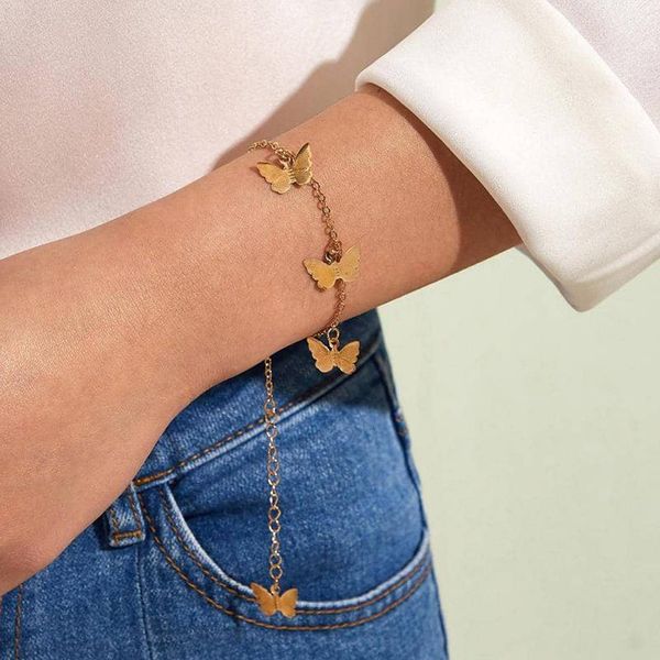 link, chain ant angel boutique jewelry bracelets for women ins wind geometric female temperament small fresh butterfly bracelet, Black
link, chain ant angel boutique jewelry bracelets for women ins wind geometric female temperament small fresh butterfly bracelet, Black
