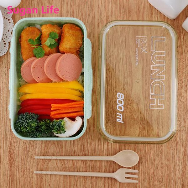 dinnerware sets sugan life 800ml healthy material lunch box 3 layer wheat straw bento boxes microwave storage container lunchbox
dinnerware sets sugan life 800ml healthy material lunch box 3 layer wheat straw bento boxes microwave storage container lunchbox