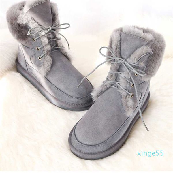 australia boots genuine sheepskin leather snow women wool shoes suede sheep fur flat anti-skid warm winter, Black
australia boots genuine sheepskin leather snow women wool shoes suede sheep fur flat anti-skid warm winter, Black