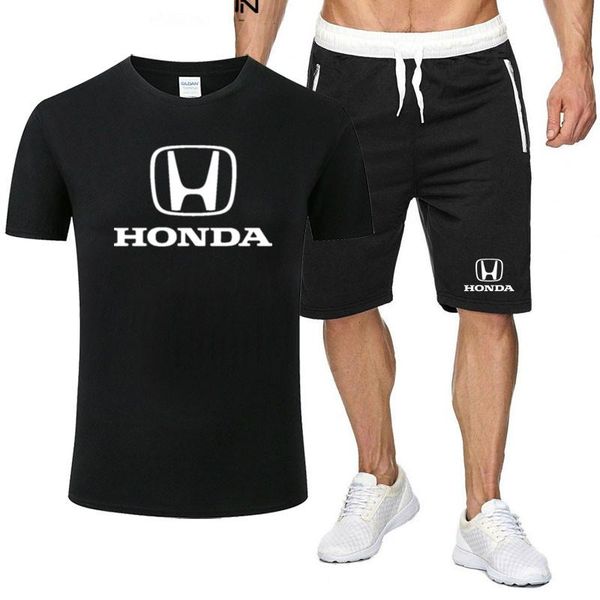2020 new summer mens new print t-shirt + zip shorts casual suit mens sports honda logo casual sportswear sets, Black;brown
2020 new summer mens new print t-shirt + zip shorts casual suit mens sports honda logo casual sportswear sets, Black;brown