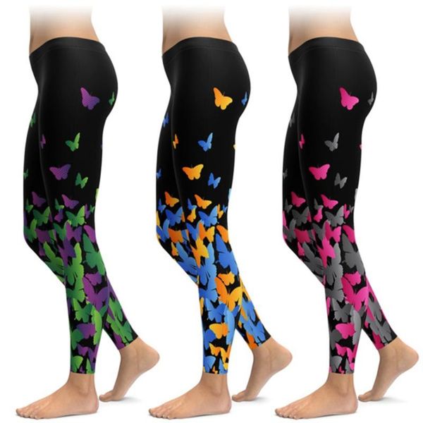 women's leggings donsignet pants women 2021 colorful butterfly print stretch sweatpants skinny ankle-length fashion elastic waist, Black
women's leggings donsignet pants women 2021 colorful butterfly print stretch sweatpants skinny ankle-length fashion elastic waist, Black