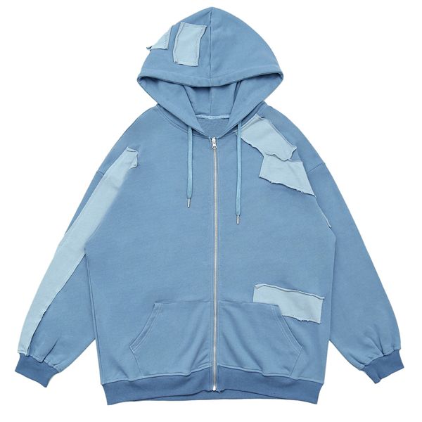 color 2021 new block patchwork zipper hoodies hip hop streetwear hoodie sweatshirts autumn casual harajuku cotton loose pullover p4e7, Black
color 2021 new block patchwork zipper hoodies hip hop streetwear hoodie sweatshirts autumn casual harajuku cotton loose pullover p4e7, Black