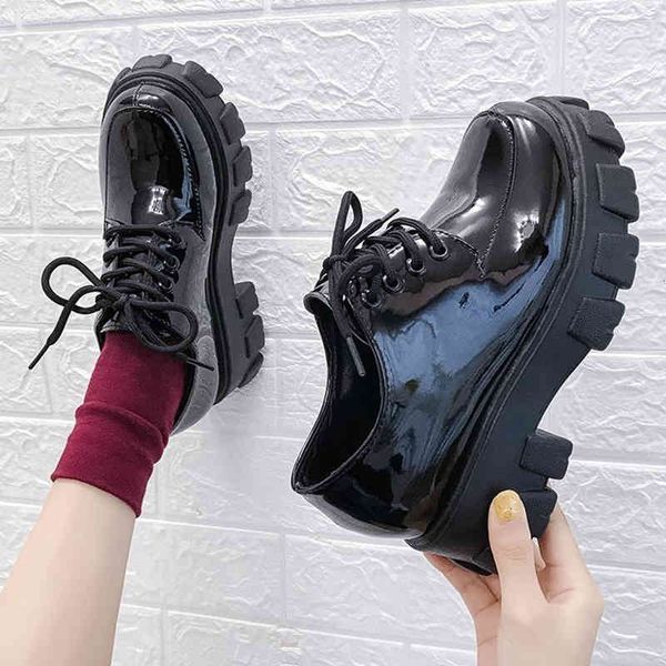 boots british-style rimocy, thick heel and leather shoes, platform with shoelaces, for students, autumn 366x, Black
boots british-style rimocy, thick heel and leather shoes, platform with shoelaces, for students, autumn 366x, Black
