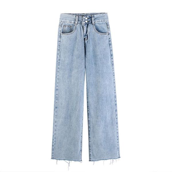 women's jeans casual tassel straight women high waist wide leg baggy denim burrs pants vintage female street style jean trousers y2k 60, Blue
women's jeans casual tassel straight women high waist wide leg baggy denim burrs pants vintage female street style jean trousers y2k 60, Blue