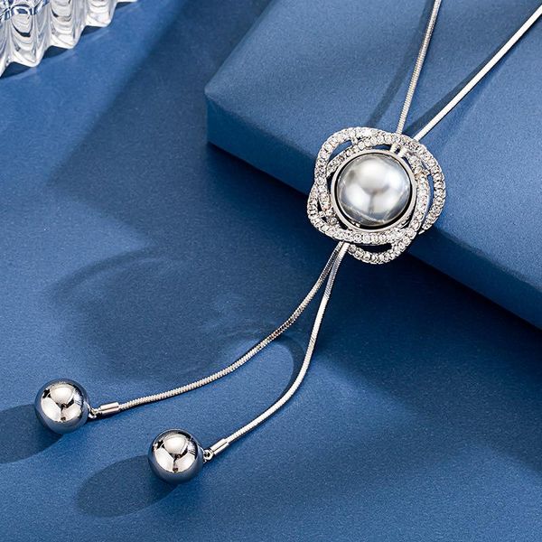 pendant necklaces wind flower necklace for women fashion wedding dress sweater shopping party accessories, Silver
pendant necklaces wind flower necklace for women fashion wedding dress sweater shopping party accessories, Silver