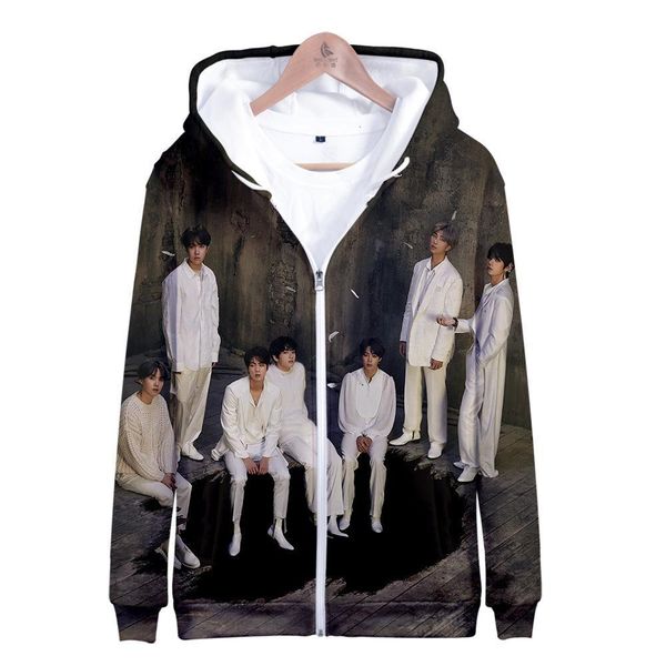 3d printed zipper hoodies women/men kpop fashion long sleeve hooded sweatshirts 2021 map of the soul hip hop streetwear clothes, Black
3d printed zipper hoodies women/men kpop fashion long sleeve hooded sweatshirts 2021 map of the soul hip hop streetwear clothes, Black