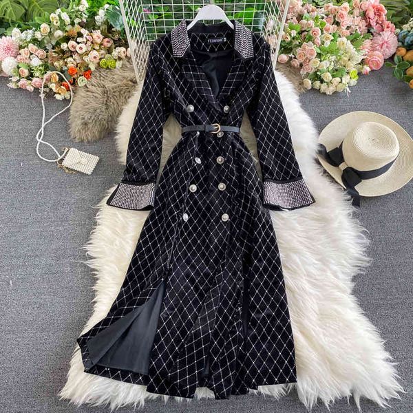 casual dresses mature plaid dress with slit, women's adjustable waist collar k57m, Black;gray
casual dresses mature plaid dress with slit, women's adjustable waist collar k57m, Black;gray