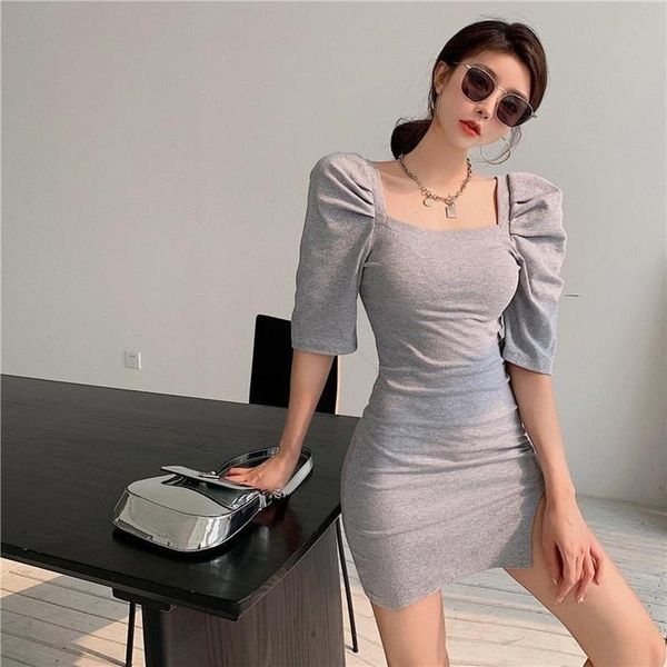 casual dresses women skinny clubwear summer fashion female solid side-split ulzzang mini mujer vestidos holiday dance chic soft, Black;gray
casual dresses women skinny clubwear summer fashion female solid side-split ulzzang mini mujer vestidos holiday dance chic soft, Black;gray