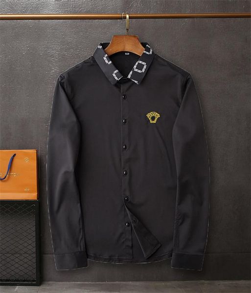 2021 men fashion casual long sleeved printed shirt slim fit male social business dress brand clothing soft comfortablem-3xl#22, White;black
2021 men fashion casual long sleeved printed shirt slim fit male social business dress brand clothing soft comfortablem-3xl#22, White;black
